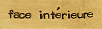 Exemple texte face intérieure