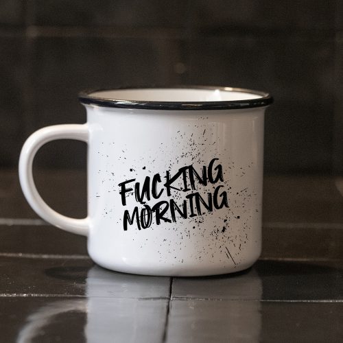 Mug en céramique fucking morning