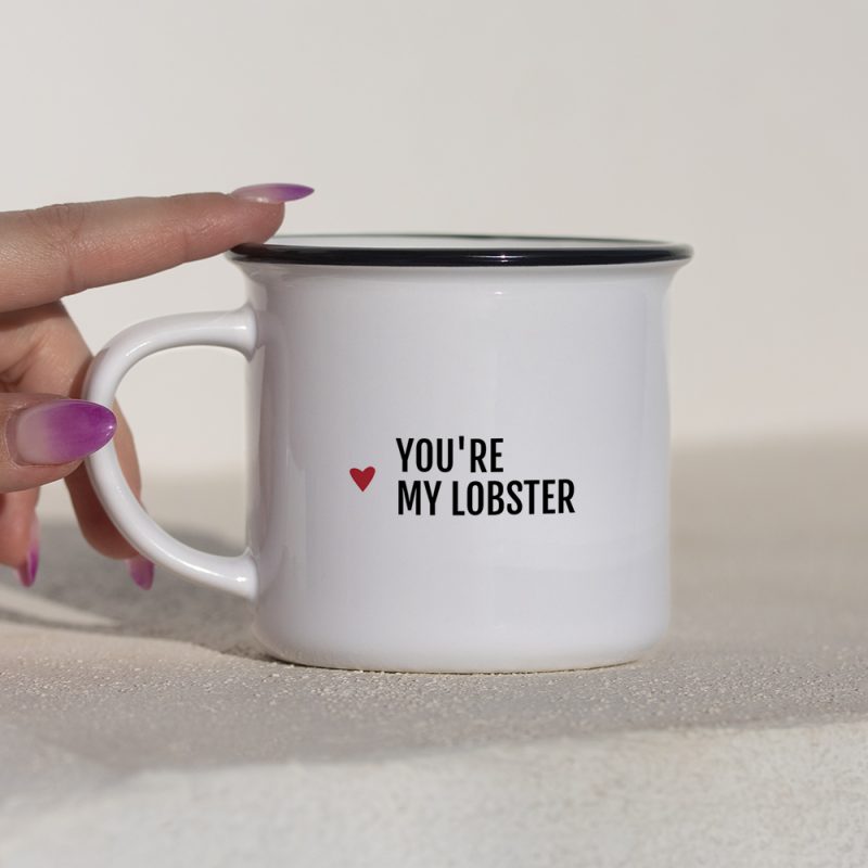 Mug en céramique avec une citation de la série télévisée Friends You're my Lobster