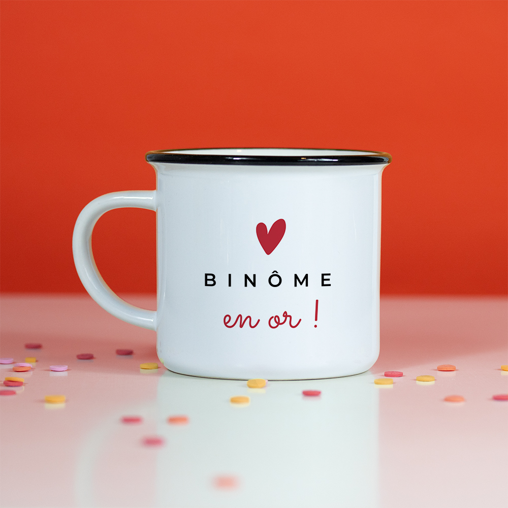 Mug - Binôme en or
