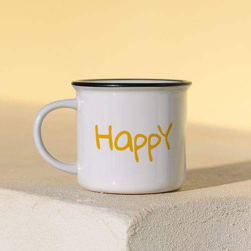 Mug céramique Happy – message positif